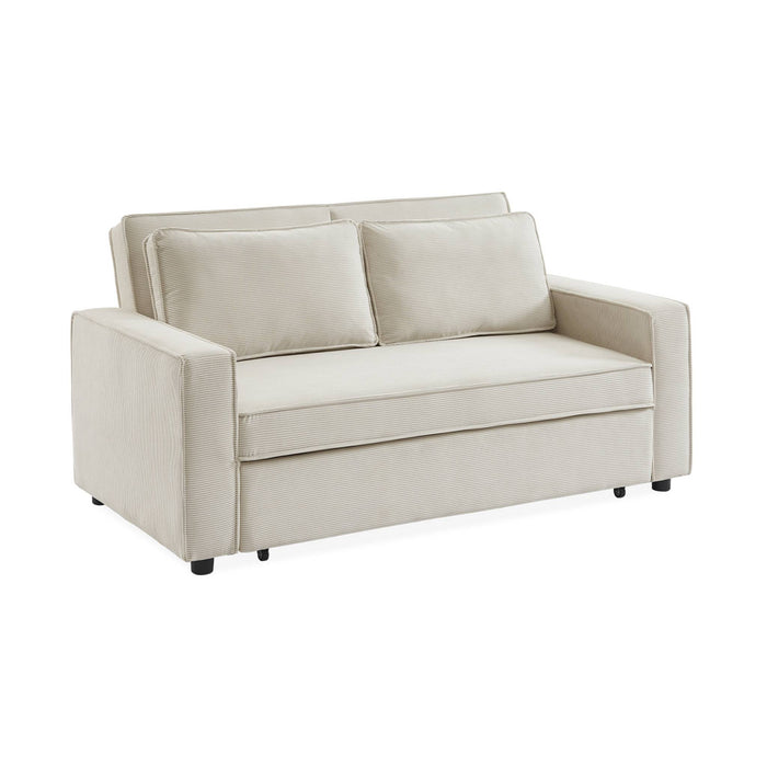 sweeek - 3-zits velours slaapbank B 172,5 x D 91,5 x 88,5cm