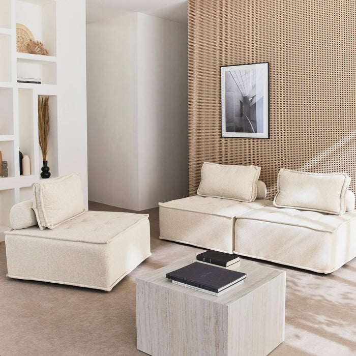sweeek - Modulaire fauteuil in stof (x3)