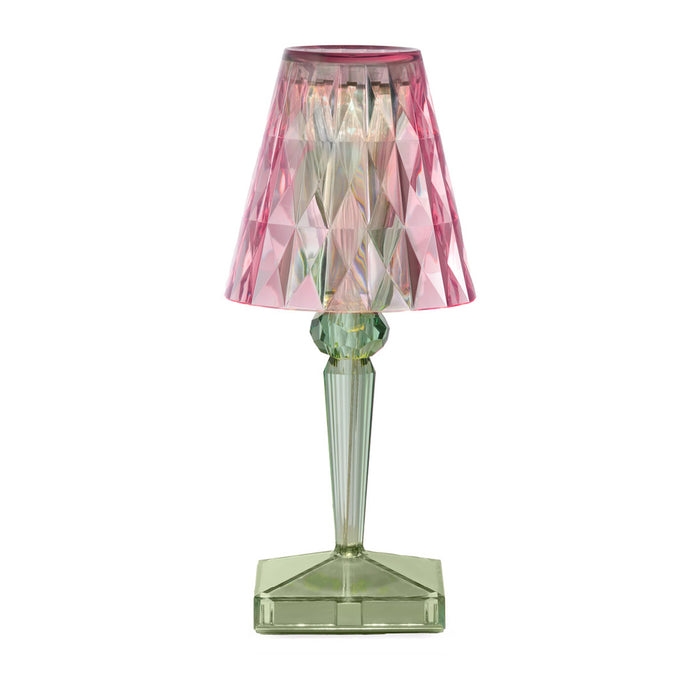 Kartell Battery Oplaadbare Tafellamp -  Pastel Pink / Mint Green