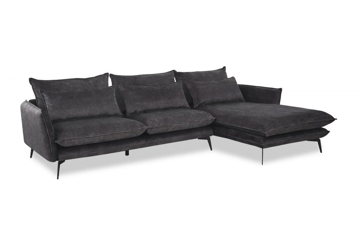Feel Furniture - Elin – Hoekbank Rechts – Stormgrijs