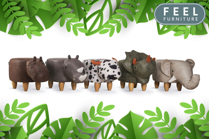 Feel Furniture - Kinder dierenstoel - Neushoorn