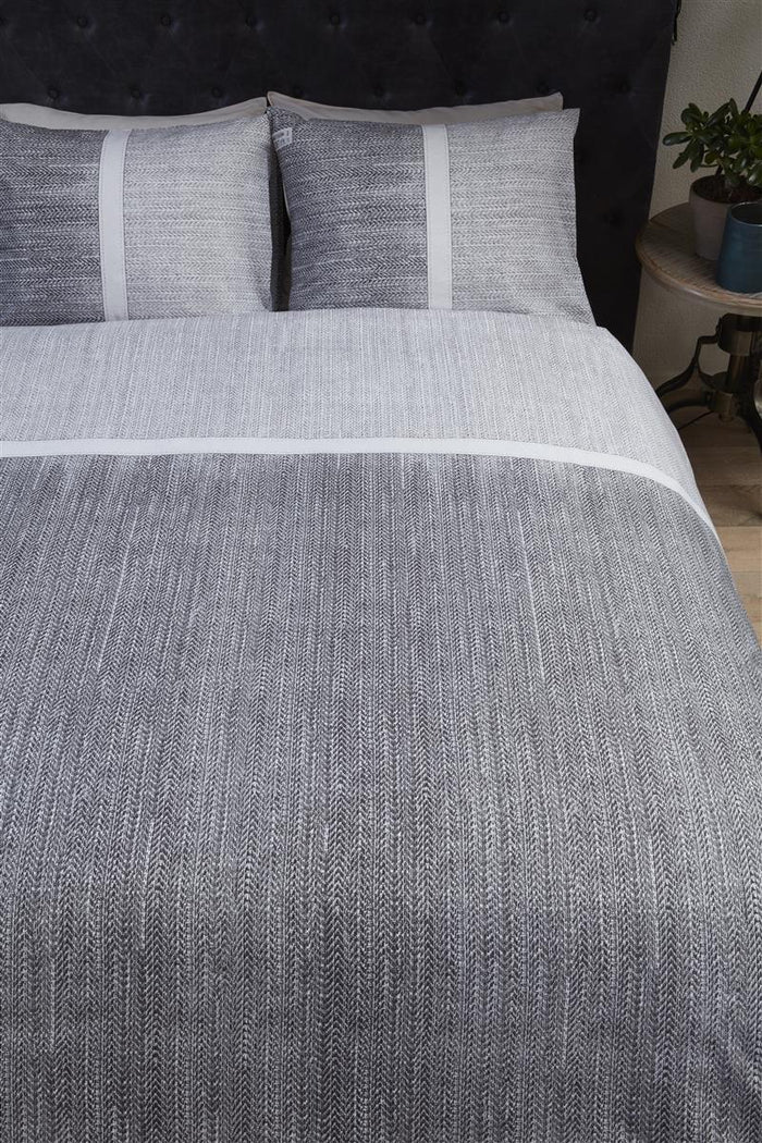 Riviera Maison Amsterdam Loft  Dekbedovertrek - 240x200|220 - Grijs