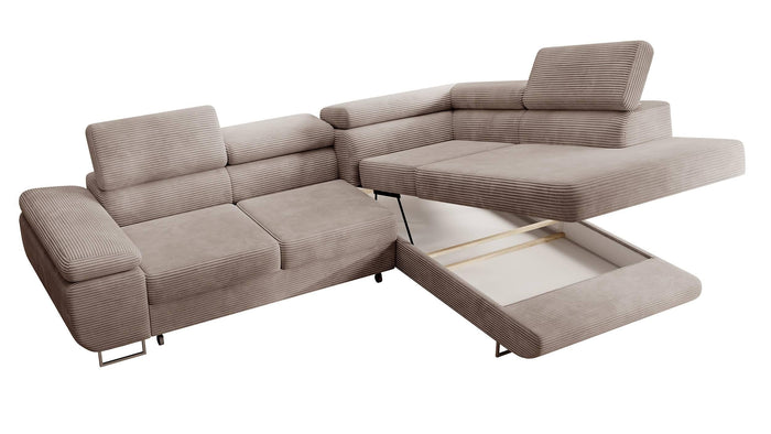 NADUVI Collection Hoekslaapbank Dorothy rechts corduroy
