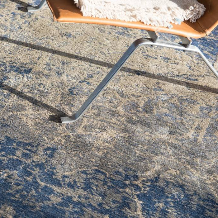 Louis de Poortere Mad Men Vloerkleed 280 x 390 cm - Abyss Blue