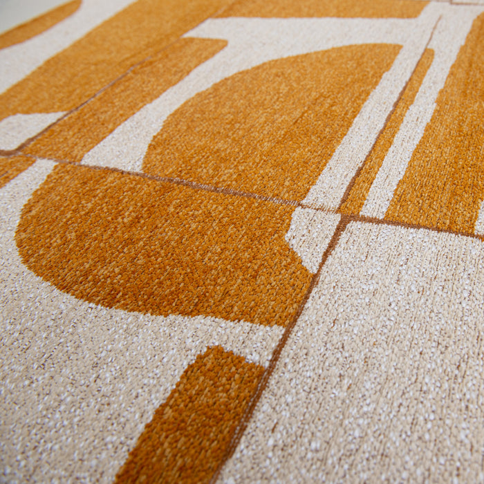 Louis de Poortere Craft Papercut Vloerkleed 140 x 200 cm - Curry