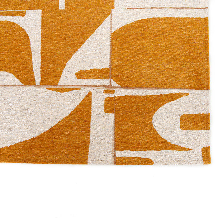 Louis de Poortere Craft Papercut Vloerkleed 140 x 200 cm - Curry