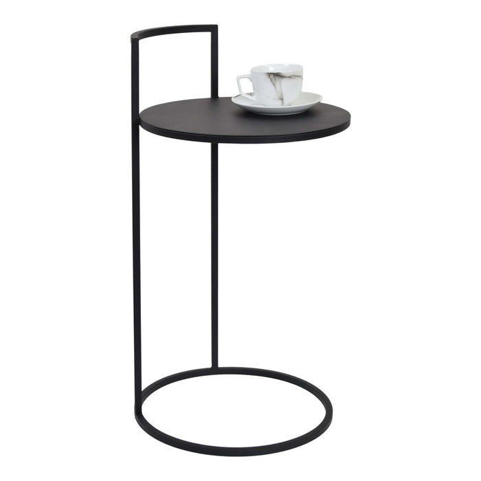 LOFT42 Jimmy Bijzettafel - Metaal - Mat Zwart -35x35x66