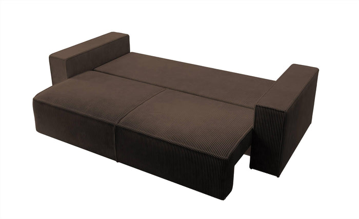 NADUVI Collection 3-zits slaapbank Galine ribstof