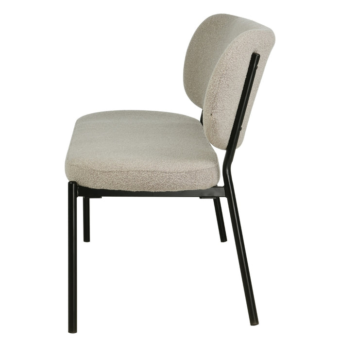 Giga Meubel - Eetkamerbank Taupe Stof - Zitbreedte 160cm - Maddie