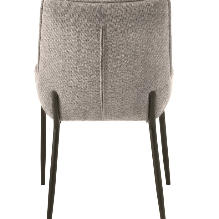 Giga Living - Eetkamerstoel Zandkleur Stof - Calgary - Set van 2