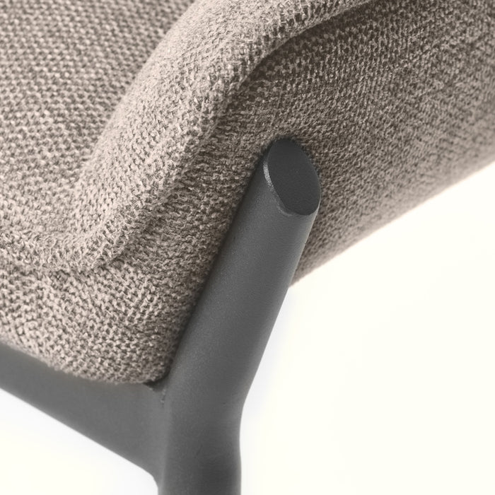 Giga Living - Eetkamerstoel Zandkleur Stof - Calgary - Set van 2