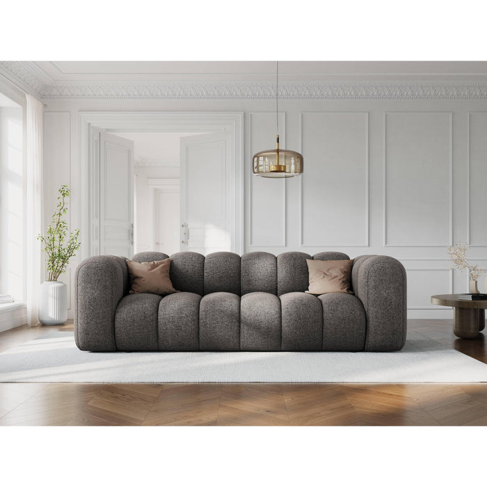 Micadoni Lupine 3-zitsbank - Chenille -  Grijs