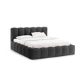 Micadoni Lupine Bedframe met Opbergruimte 160 x 200 cm - Antraciet