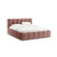 Micadoni Lupine Bedframe met Opbergruimte 160 x 200 cm - Donkerroze