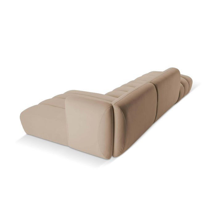 Micadoni 5-zits hoekbank Harry open rechts velvet