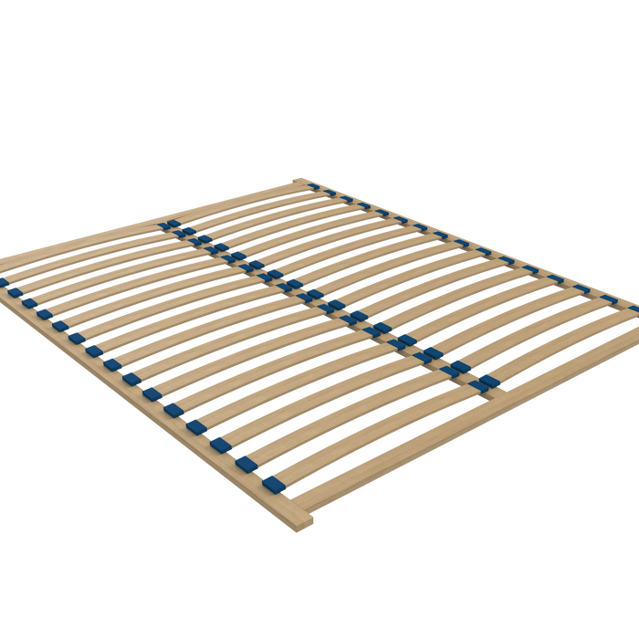 Meubella Tweepersoonsbed Soline - Beige ribstof - 180x200 cm