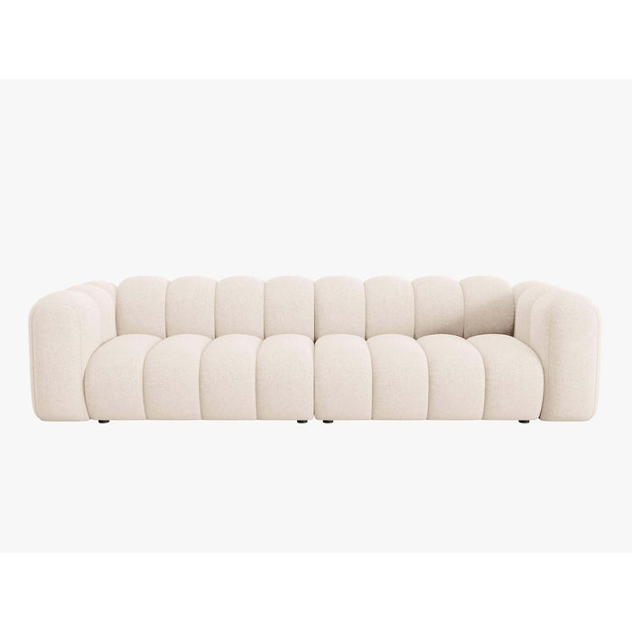 Micadoni Lupine 4-zitsbank - Chenille - Lichtbeige