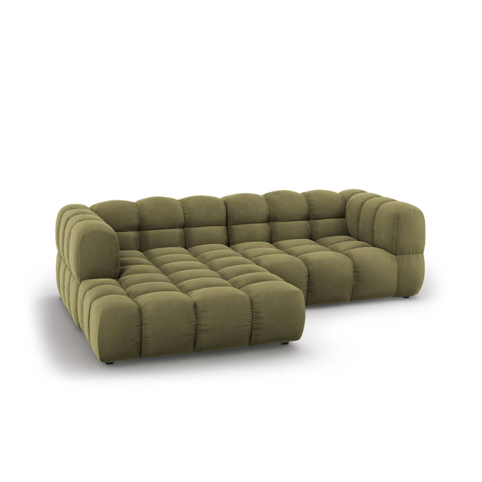 Cosmopolitan Design 3-zits hoekbank Sky links velvet