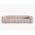 Micadoni Lupine 4-zitsbank - Chenille - Beige