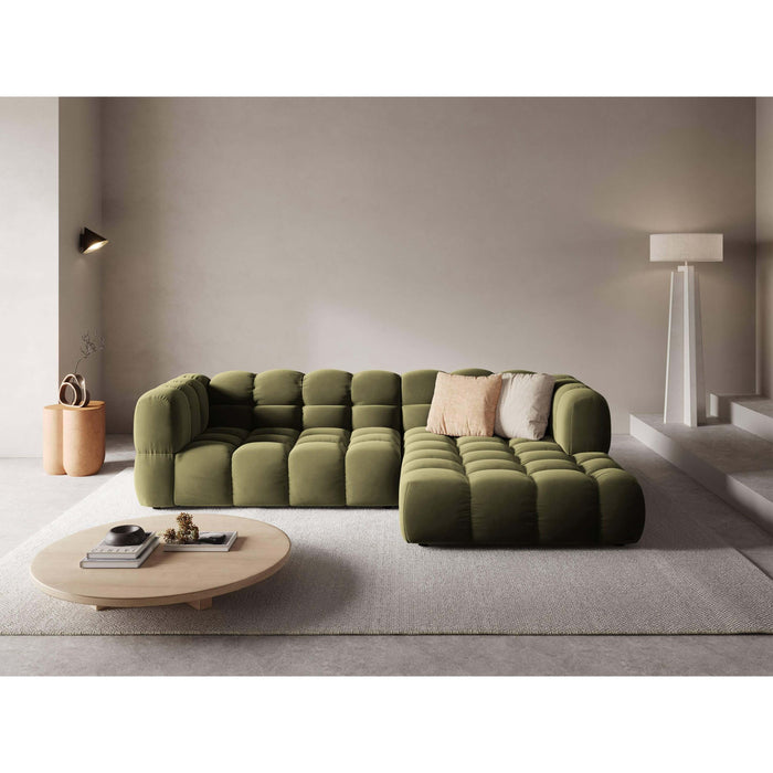 Cosmopolitan Design 4-zits hoekbank Sky rechts velvet