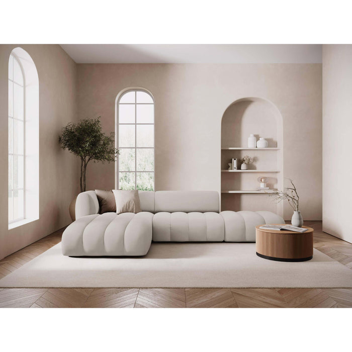 Micadoni 5-zits hoekbank Harry links open velvet