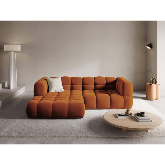 Cosmopolitan Design 3-zits hoekbank Sky links velvet