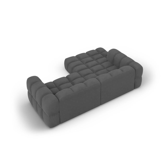 Cosmopolitan Design 3-zits hoekbank Sky links velvet