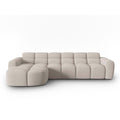 Micadoni Lisa Hoekbank met Chaise Longue Links - Zand