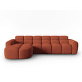 Micadoni Lisa Hoekbank met Chaise Longue Links - Koraal
