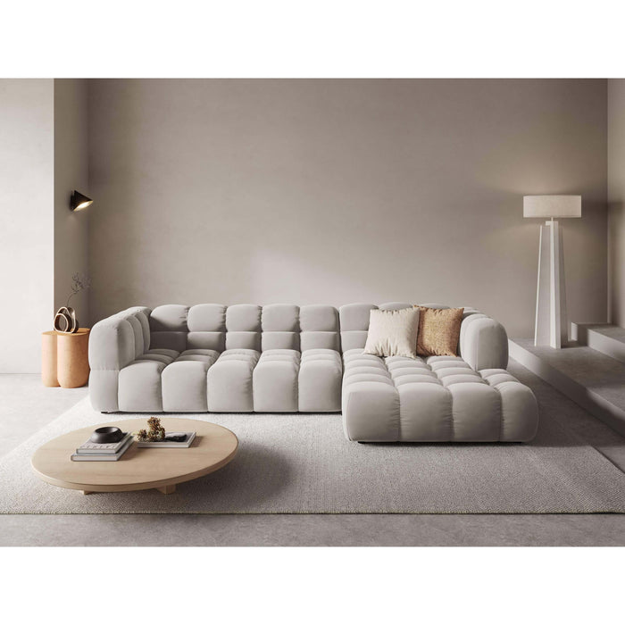 Cosmopolitan Design 4-zits hoekbank Sky rechts velvet