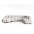 Micadoni Lisa U-bank Rechts - Lichtgrijs