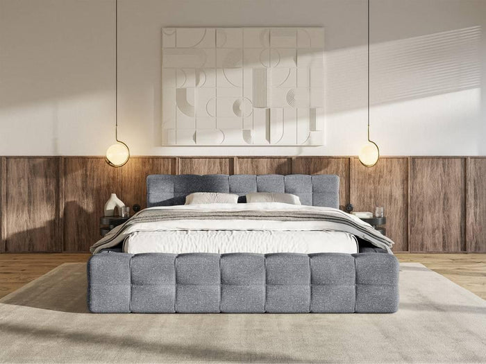 Selsey Design Tilly bedframe chenille met opbergvak 140 x 200 cm