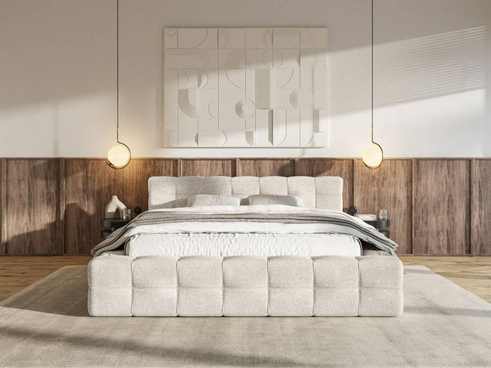 Selsey Design Tilly bedframe chenille met opbergvak 160 x 200 cm