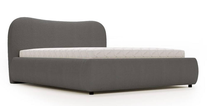 NADUVI Collection Lavelle bedframe bouclé met opbergvak 140 x 200 cm