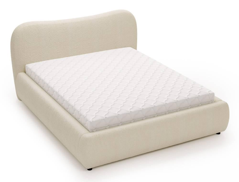 NADUVI Collection Lavelle bedframe bouclé met opbergvak 140 x 200 cm