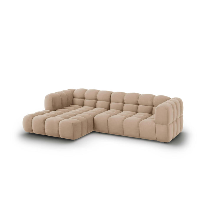 Cosmopolitan Design 4-zits hoekbank Sky links velvet