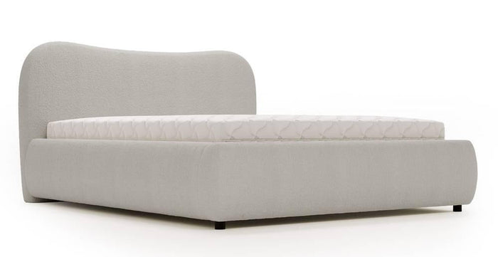 NADUVI Collection Lavelle bedframe bouclé met opbergvak 160 x 200 cm