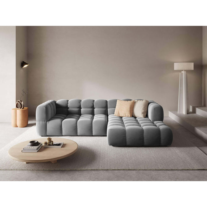 Cosmopolitan Design 4-zits hoekbank Sky rechts velvet