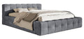 Selsey Design Tilly bedframe chenille met opbergvak 160 x 200 cm