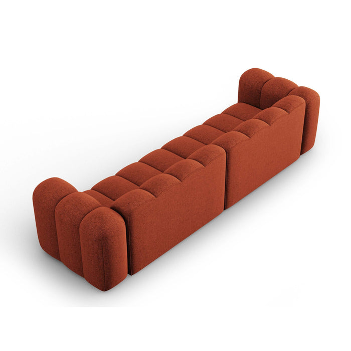 Micadoni Lupine 4-zitsbank - Chenille - Terra