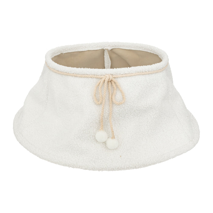 Feeric Christmas Kerstboomrok - wit - D56 cm x H23 - polyester