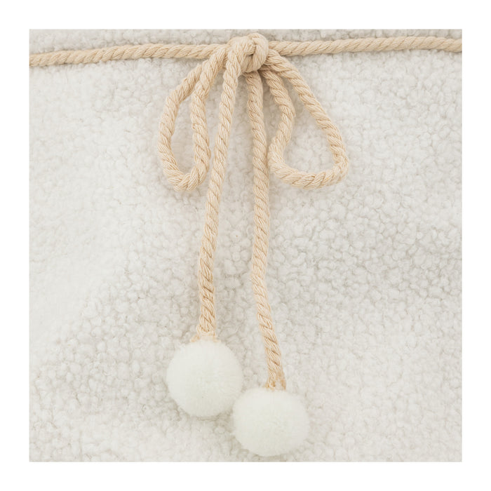 Feeric Christmas Kerstboomrok - wit - D56 cm x H23 - polyester