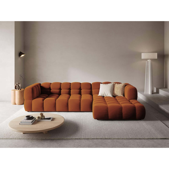 Cosmopolitan Design 4-zits hoekbank Sky rechts velvet