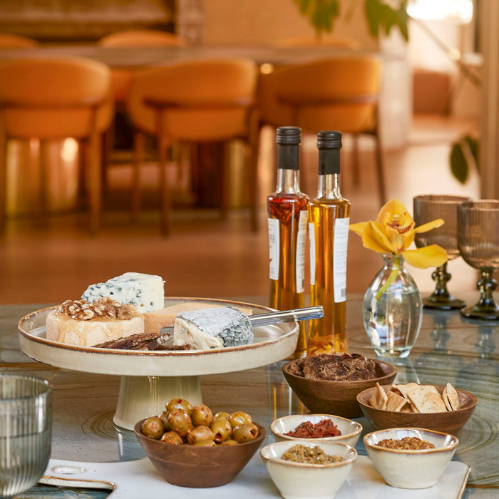 Mica Decorations Racco Taartplateau - H11 x Ø28 cm - Beige