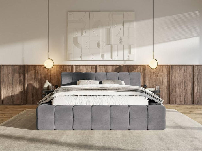 Selsey Design Tilly bedframe velvet met opbergvak 180 x 200 cm