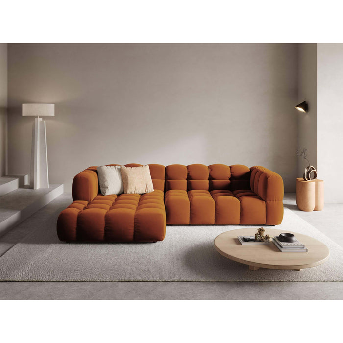 Cosmopolitan Design 4-zits hoekbank Sky links velvet