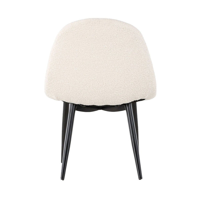 Nest living Thor teddystof kinderstoel wit