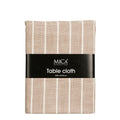 Mica Decorations Alivo Tafelkleed - L250 x B140 cm - Beige, Wit