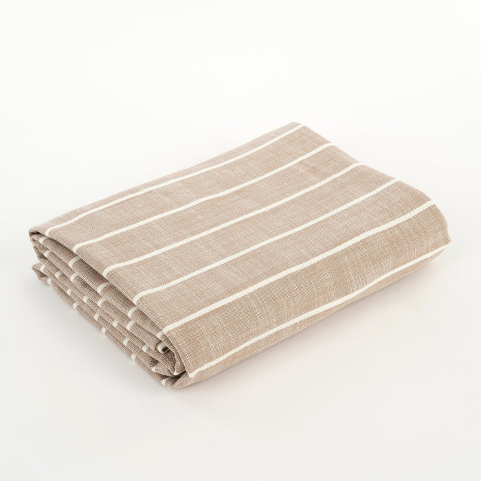 Mica Decorations Alivo Tafelkleed - L250 x B140 cm - Beige, Wit