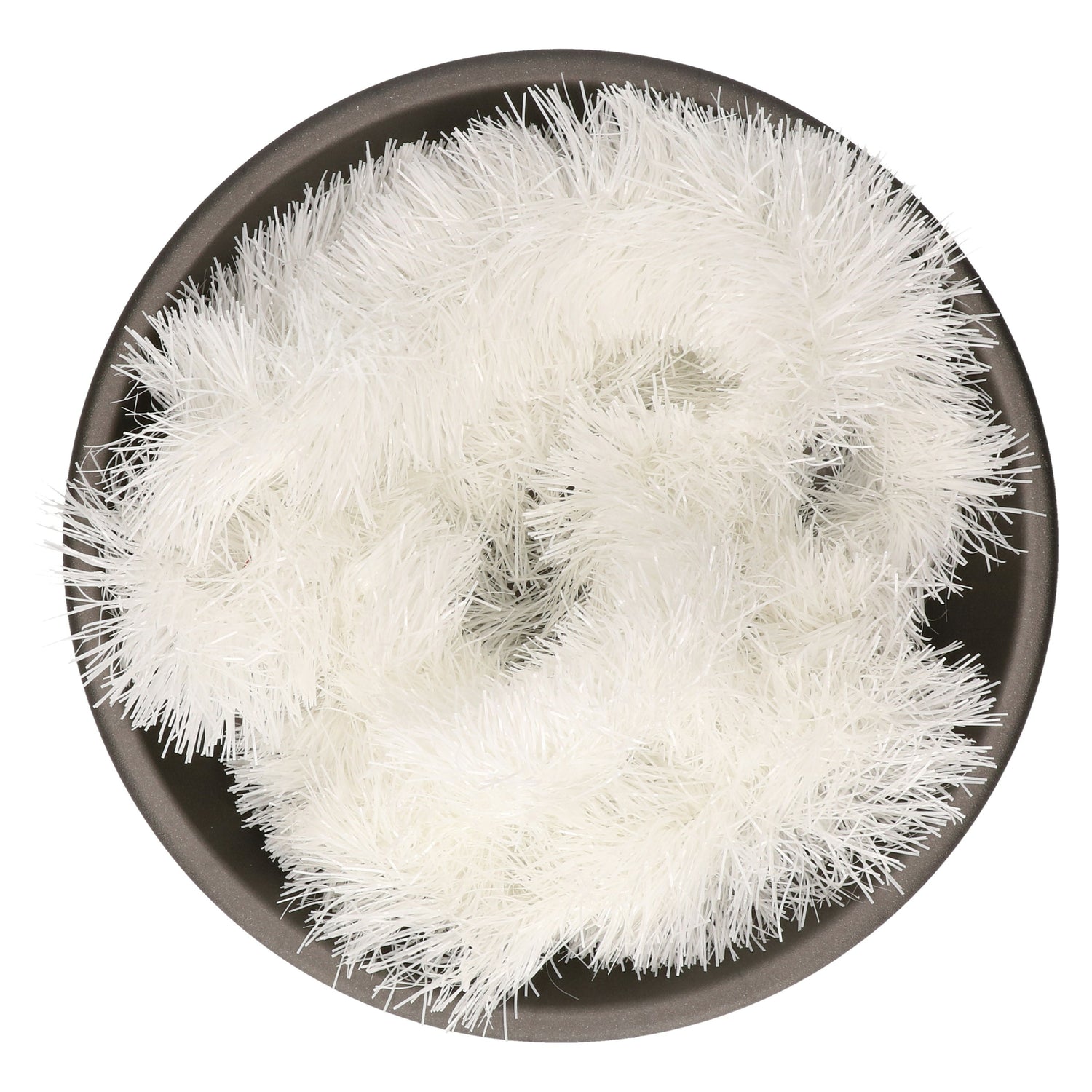 Decoris Kerstslinger - winter wit - 270 x 10 cm